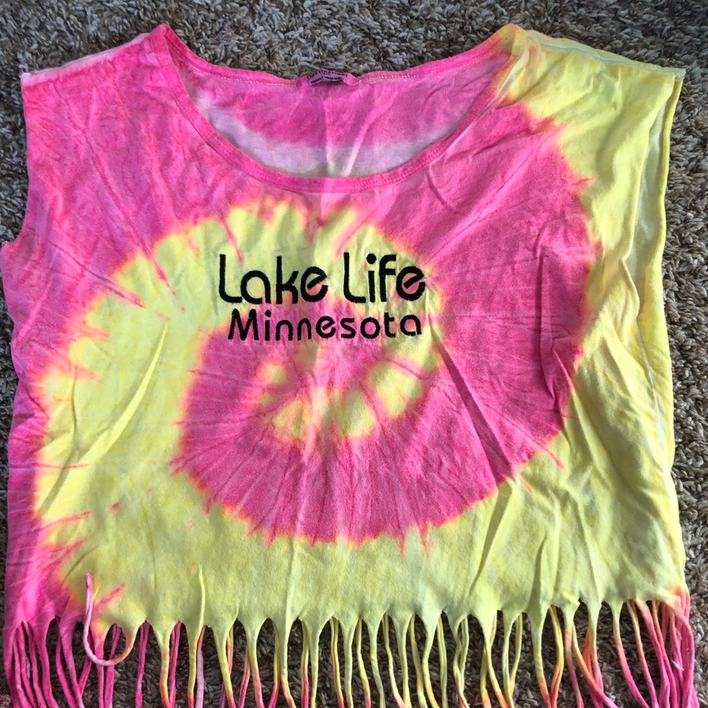 A lake life crop top